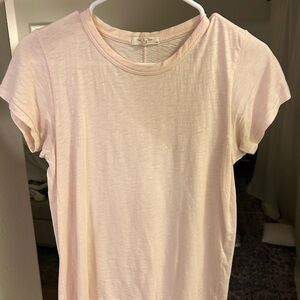 Rag & Bone “The Slub” peach short sleeve crew t-shirt womens